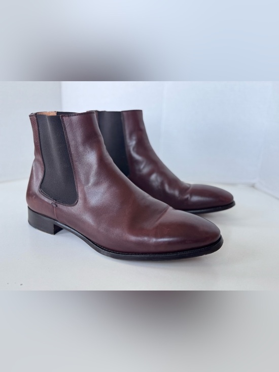 Jack Erwin Brown Leather Chelsea Dress Shoes Boots Men’s